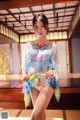 Coser @ 抖 娘 - 利 世: 水蓝 和服 (30 photos)